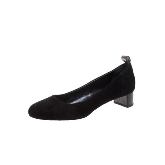 Louis Vuitton Black Suede Revival Ballet Flats Size 37 - Picture 1 of 16